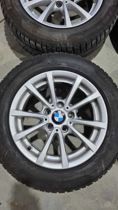 Set 4 jante originale BMW + anvelope iarnă Pirelli Sottozero 3