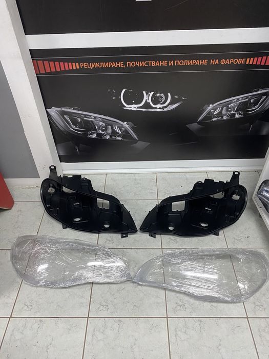 Бмв Bmw E70 E71 X5 X6 Ремонт Рециклиране Фар Фарове стъкла Капаци