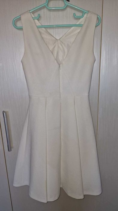 Rochie eleganta (cred) alba/crem