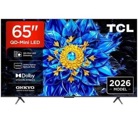 Телевизор TCL 65 P8L 4 K Qd-MiniLed 144 hz Smart 2026 доставка есть