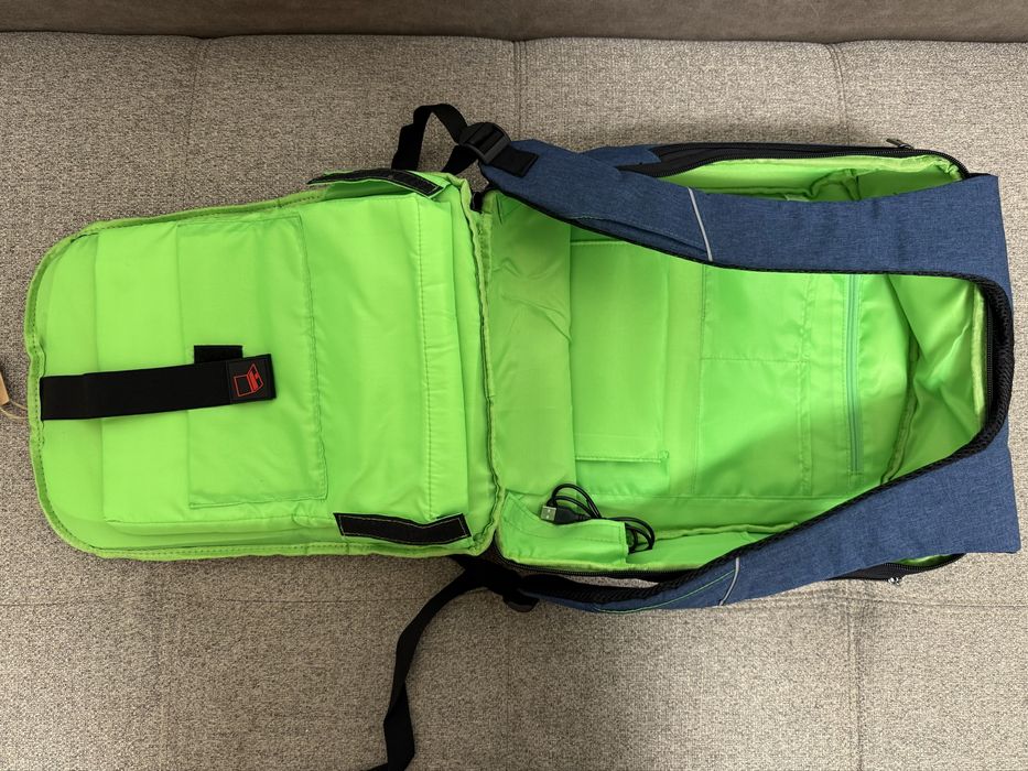 Rucsac / Ghiozdan barbati KONO - bleumarin - NOU cu eticheta