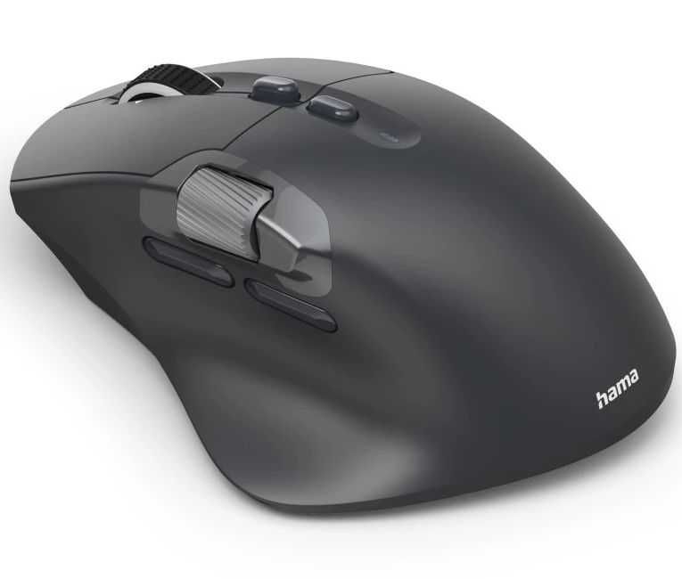 HAMA Мишка „WM-900“ мултифункционална, ергономична, Bluetooth, RGB, черна