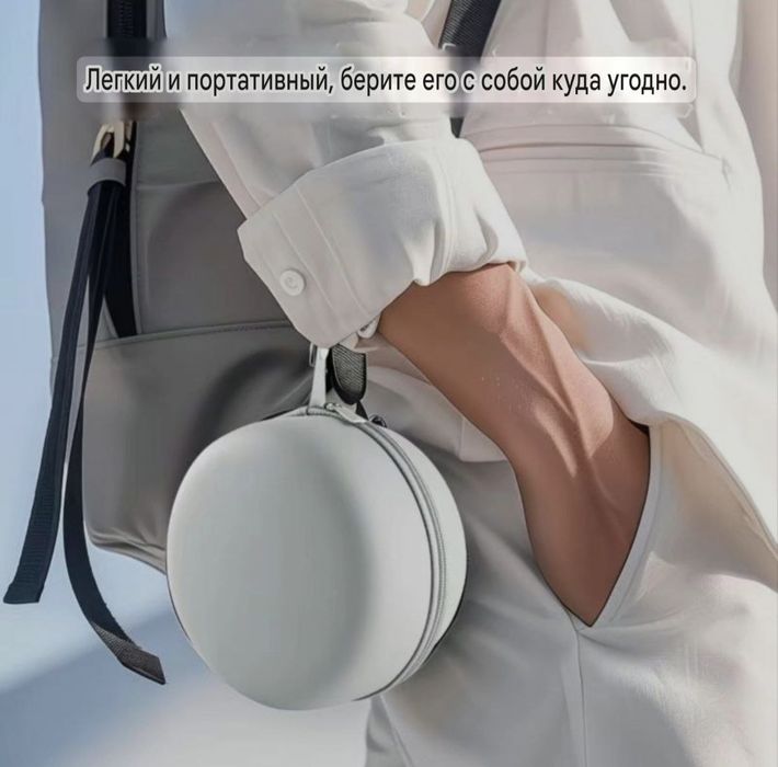 Подушка для путешествий в самолёте в автомобиле на шею с чехлом