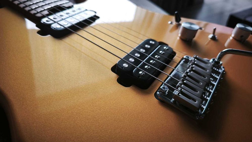 Chitara electrica Eart Elektro TL-380 GOLD - nouă