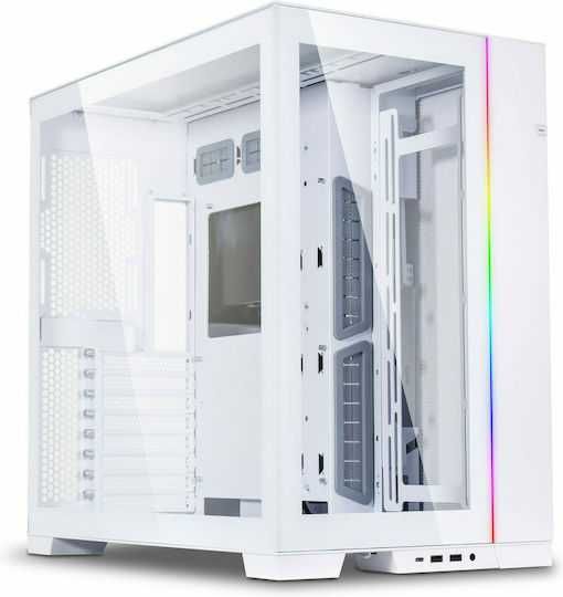 Carcasă Lian Li O11 Dynamic EVO White / Alb, Mid Tower, stare impecabilă