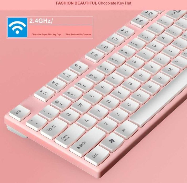 Безжичен Комплект 2.4gHz Клавиатура + Мишка, Wireless