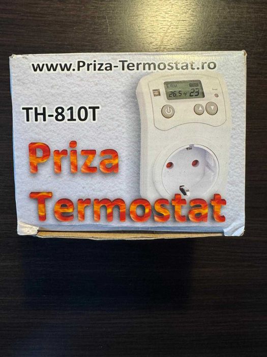 Priza Termostat digitala, 16 A, TH810T