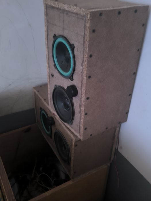Kuchli DIY AUDIO komplekt — 2 katta + 2 kichik kolonka