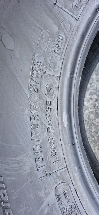 4 anvelope All-Terrain M+S BFGoodrich 315/70/17.Pret/bucata.