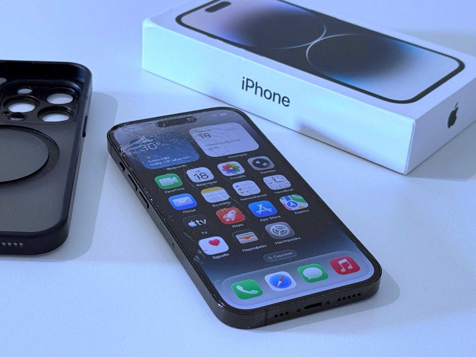 Бартер! iPhone 14 Pro 256GB Space Black (Черен)