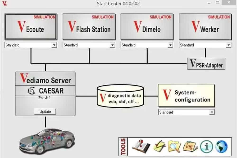Инсталация и конфигурация на MERCEDES Xentry PassThru + Vediamo