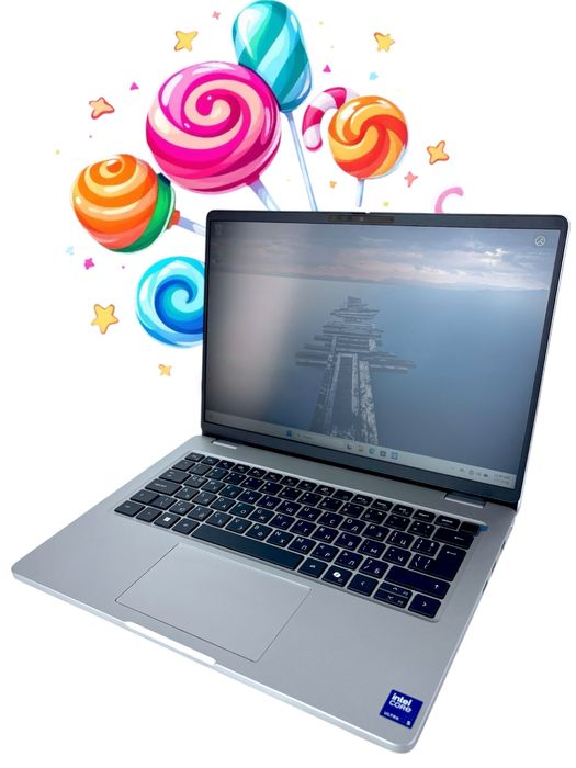 НОВ! Dell Pro 14 FHD Ultra 5 235U 32RAM 512SSD 2г. Гаранция!