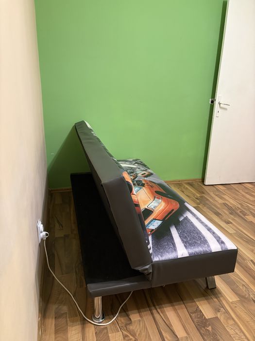 Canapea extensibilă / pat de o persoană – dimensiune mică