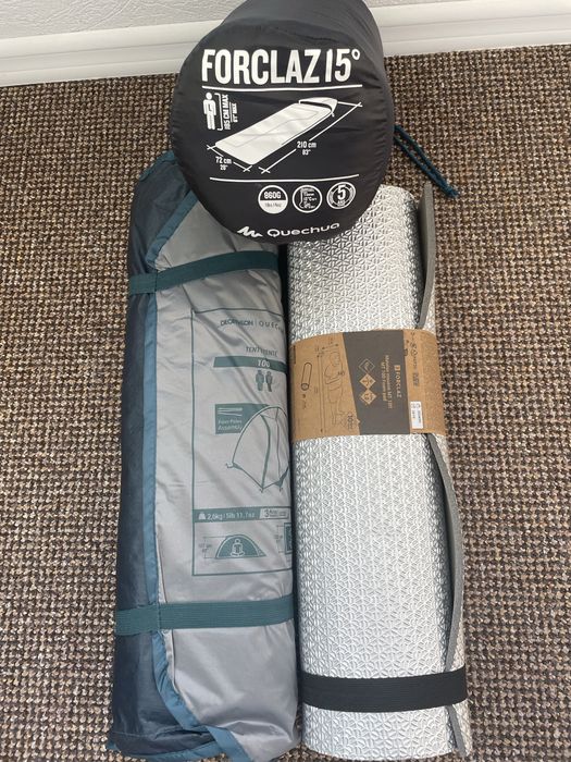 Set cort, saltea si sac de dormit pt camping, festivaluri