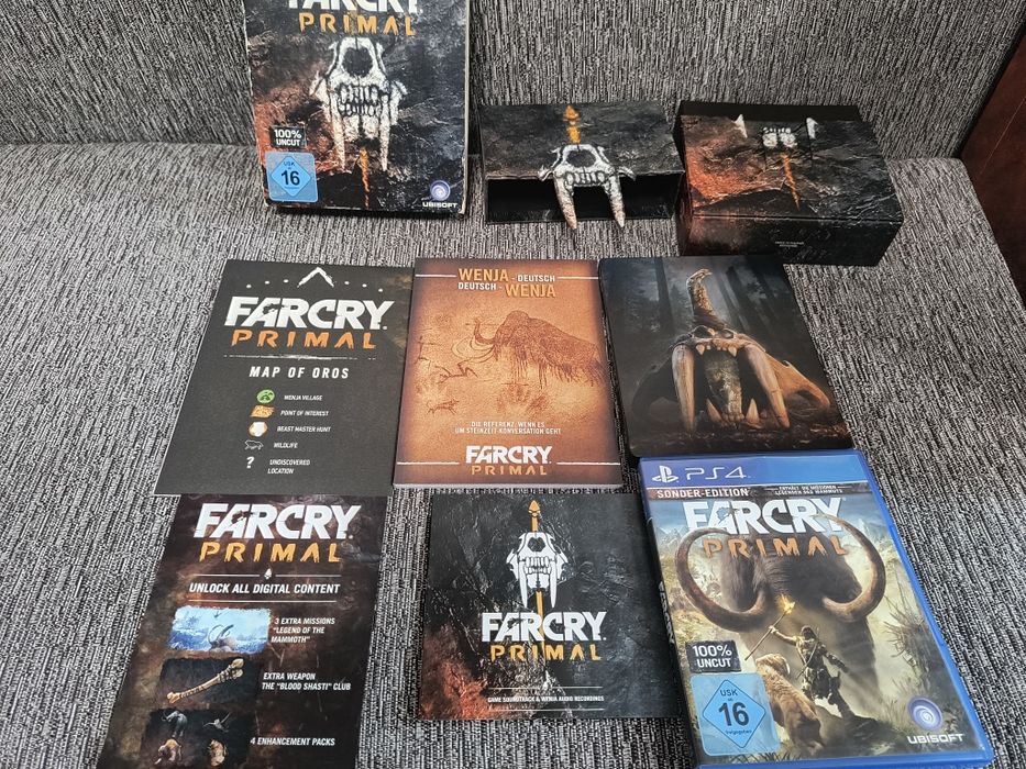 Far Cry 4, Far cry Primal,Far Cry 2 Collectors edition PS4
