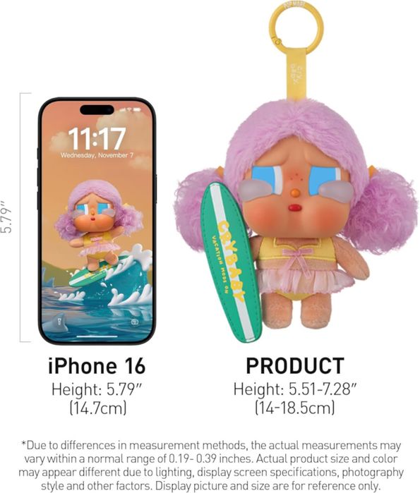 Cry baby брелок-лабубу.