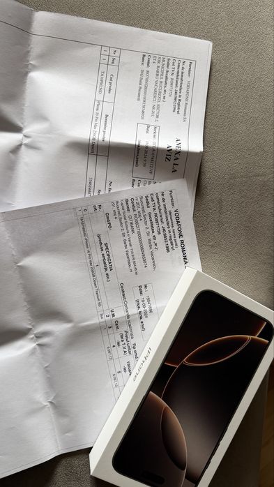 Iphone 16 pro max 256 desert titanium garantie Vodafone