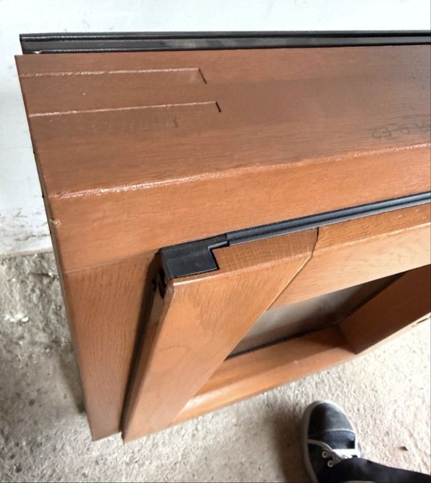 FEREASTRA CASA  LEMN ALU TRIPAN  Dopfner Germania 5 buc  Nou