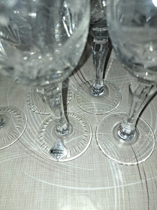 Pahare coniac cristal