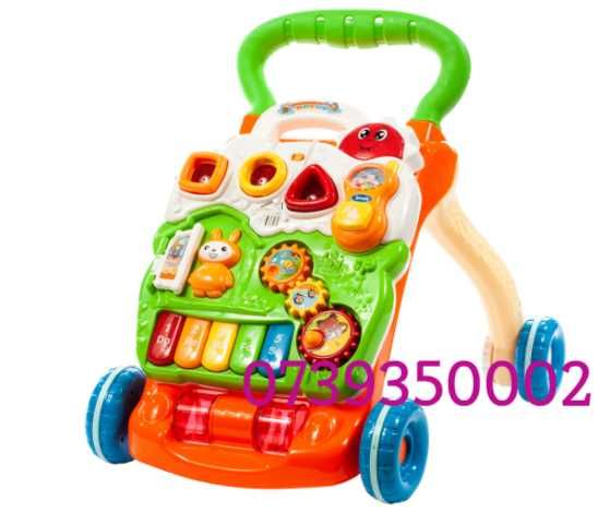 Antemergator/Masuta joaca interanctiva cu jucarii detasabile