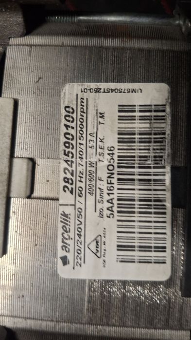 Vand motor masina de spalat rufe BEKO