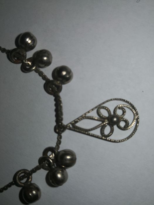 Продавам,
Уникален, Ръчно изработен, Възрожденски Сребърен,
комплект