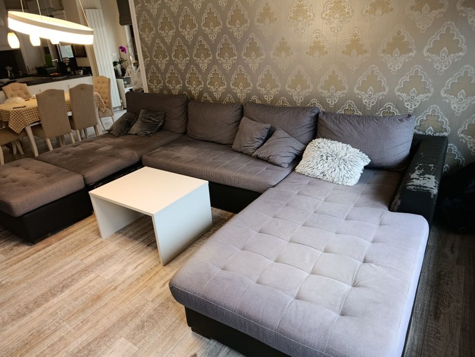 П образен диван с две ракли под лежанките и разпъващ механизъм