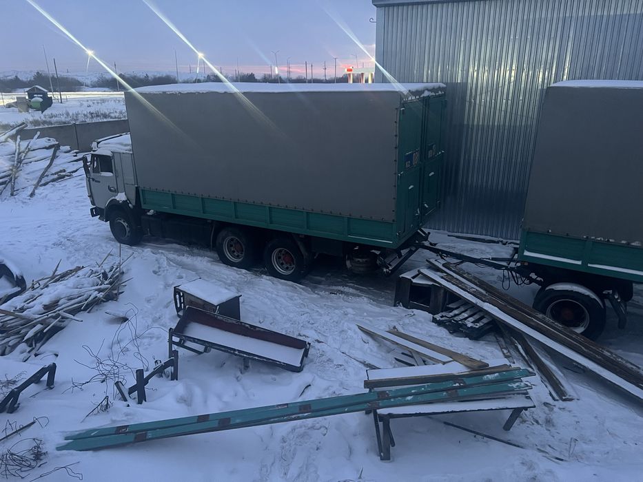 Тент от камаза с прицепом