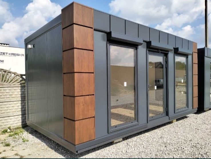 Vand container modular placat cu alubond modele unice