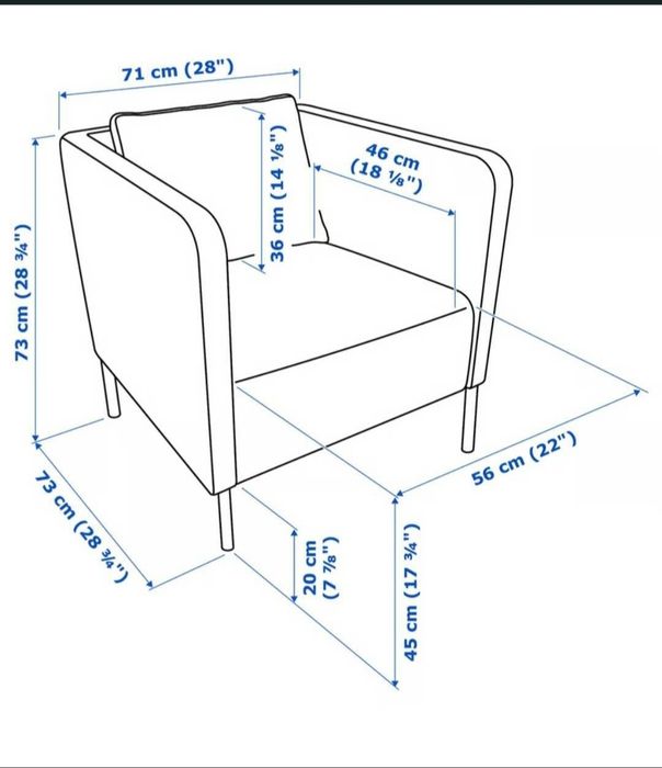 Fotoliu Ikea Ekero Skiftebo