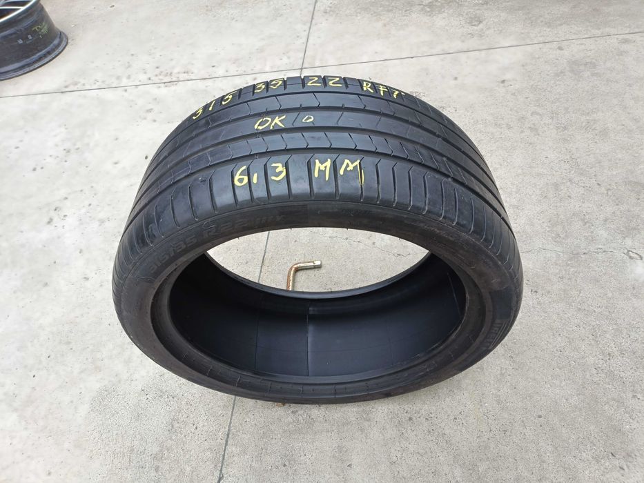 Doua anvelope vara 315 35 22 pirelli p zero pz4 run flat profil 6,3 mm
