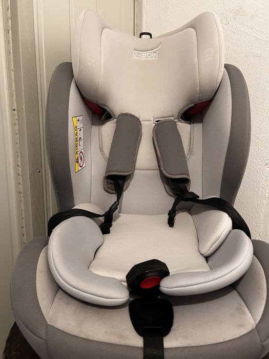 Scaun auto copii uGrow 0–12 ani, rotație 360°, ISOFIX – ECE R44/04