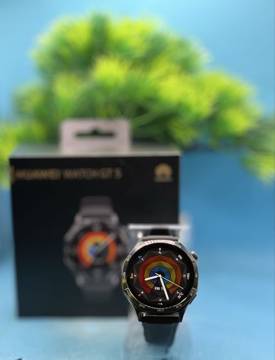 ГАРАНЦИОНЕН!!! Смарт часовник Huawei Watch GT 5, 46mm, Black Strap