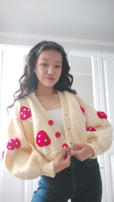 Кардиган вязаный