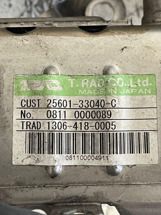 Racitor Gaze Egr Toyota Iq _J1_ 2008 - > 1.4 D-4D 1Nd-Tv 1306-418-0005
