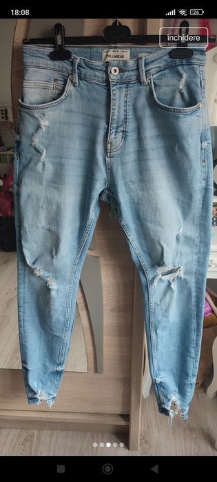 Blugi Pull&bear, pentru bărbați mărimea 32