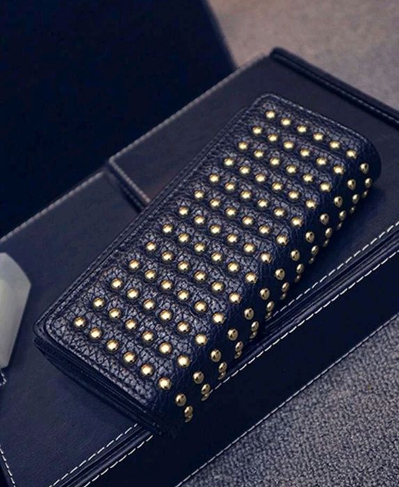 Дамско портмоне, черен цвят