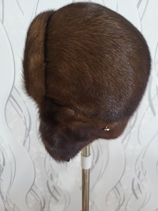 Норковая шапка ушанка