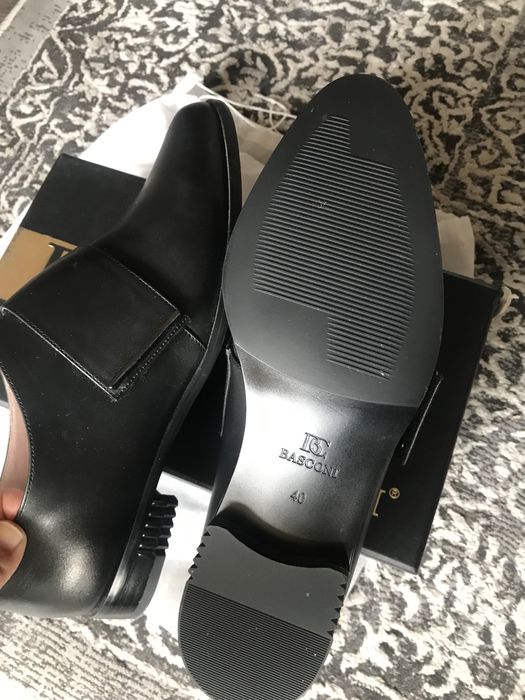 Туфли баскони кожа