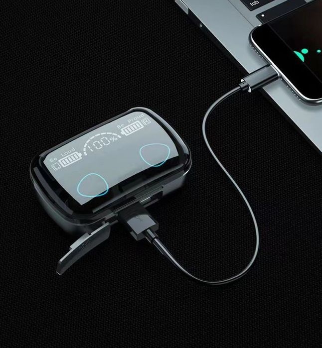 Безжични bluetooth слушалки с LED цифров дисплей