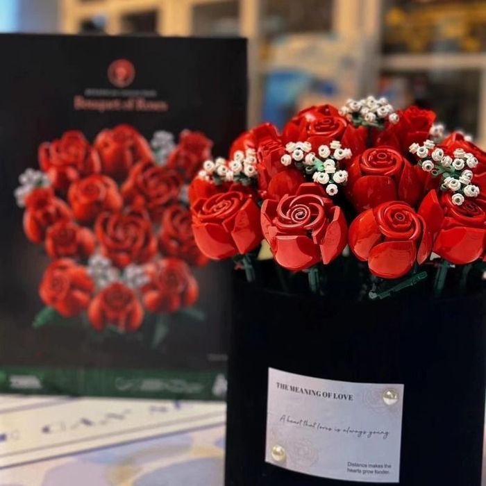 Лего Букет красных роз – 822 деталей