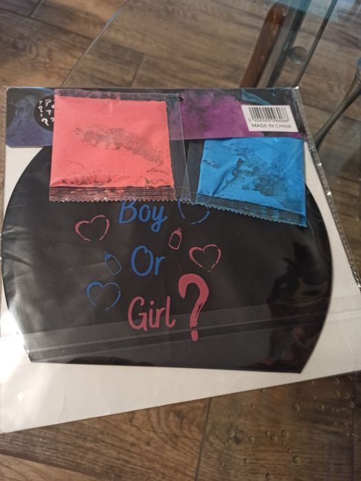 Balon boy or girl pentru dezvăluirea sexului bebelusului 92 cm, latex