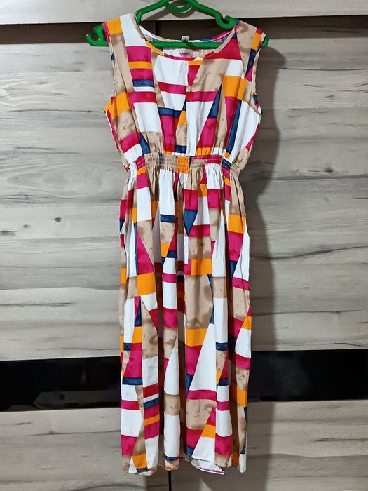 Платье без рукавов штапель размер S-M-L