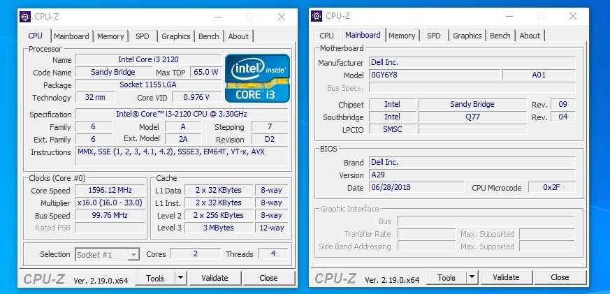 I3 2120, 3.30 GHz, 8 Gb RAM DDR3, HDD 250Gb, DVD-RW / Ideal Office / Școală / Home Use-PC Dell Optiplex
