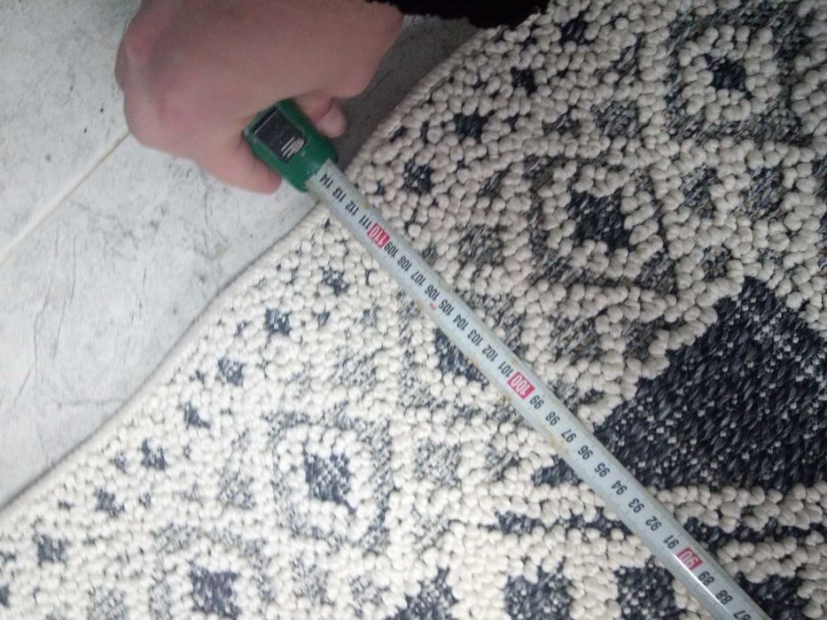 Бял Килим от Турция deco Delta