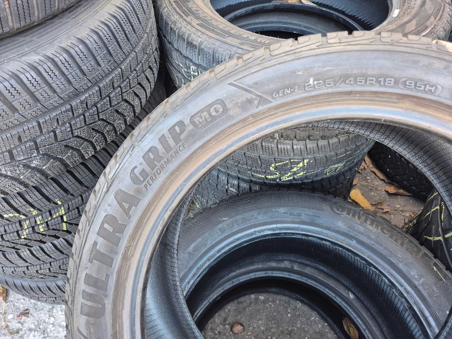 4 Anvelope M+S - 225/45/18 - GoodYear -Aproape NOI DOT 2022 !