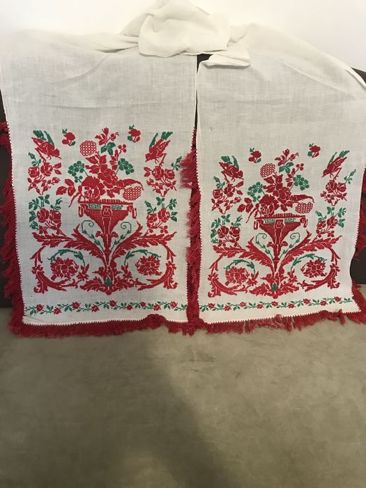 Stergar din pinza de casa cusut