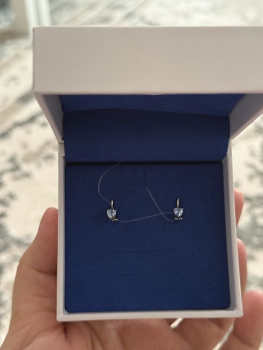 Серебряные детские серьги