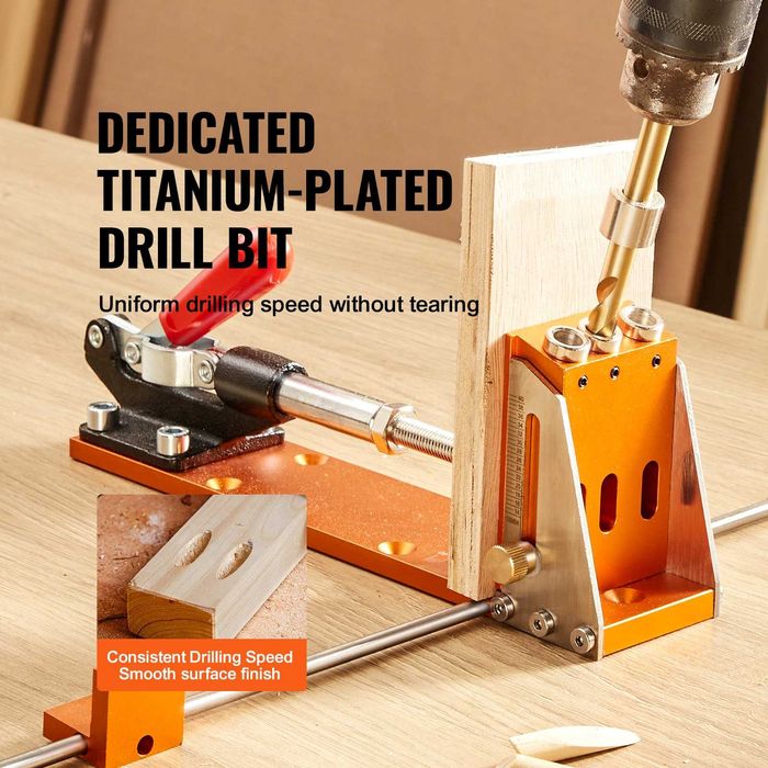 Set profesional pentru imbinari ascunse Pocket Hole jig