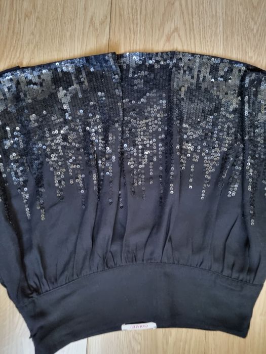 Fustă femei scurtă cu paiete